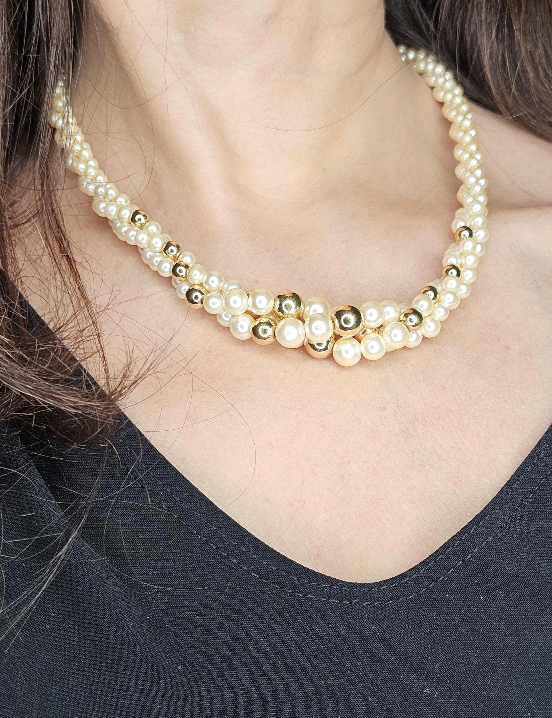 Pat Pearl Necklace Choker Necklace Pat Retail Pearl Necklace