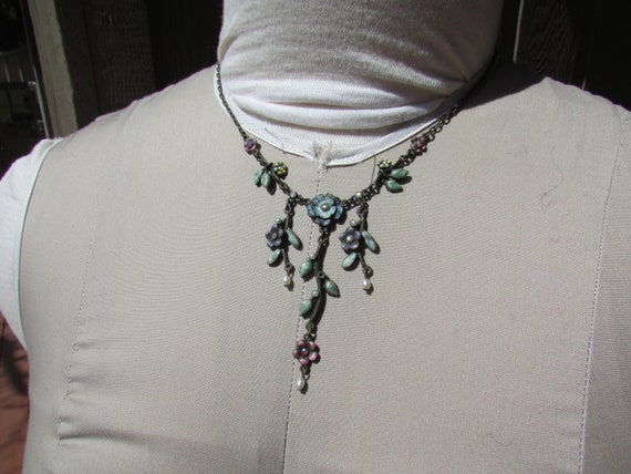 Laurie Stunning Vintage 80's Ben Amun Designer Statement Necklace