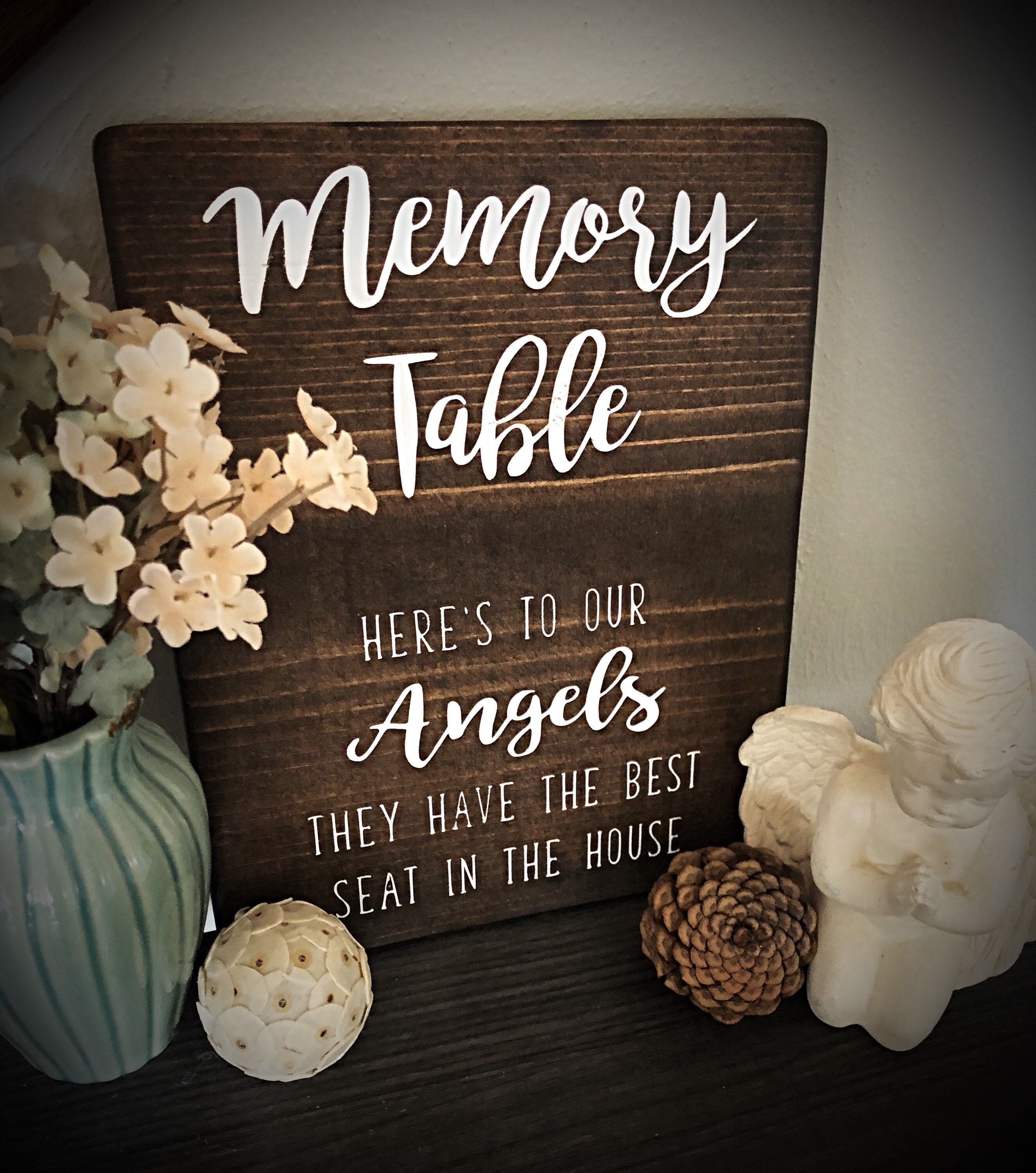 Memory Table Wedding Sign Memory Sign Here's to Our Etsy Canada