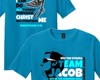 Team Jacob Out of the Darkness Walk-T-shirt