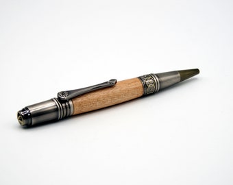 Prendie Chestnut Handmade Wood Pen, Archbishop Prendergast High School, Wooden Pen, Parker Style Refill Pen