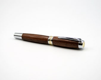 Handmade Wood Pen, American Black Walnut Wood, Wooden Pen, Rollerball Pen