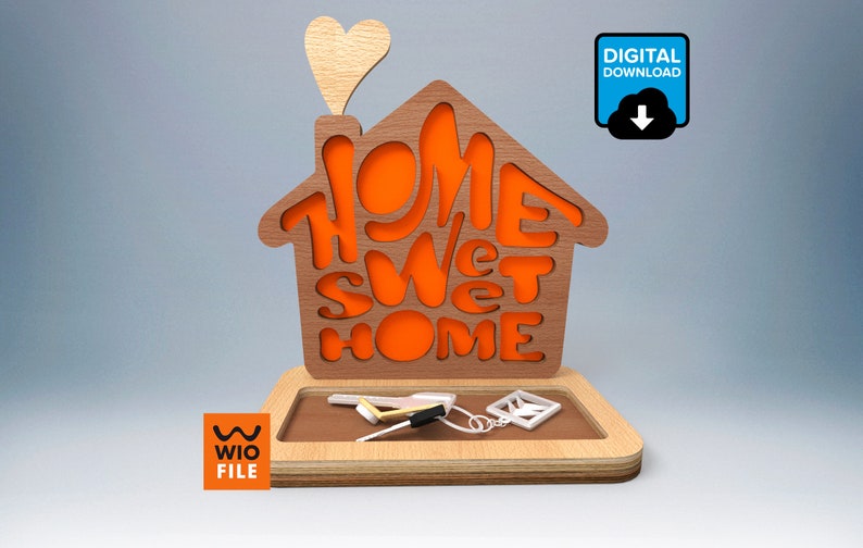 KEYS HOLDER Download the Dxf Files for Cutting and Get an Etsy