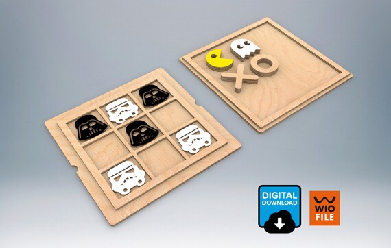 TIC TAC TOE Svg Files Of This Popular Game With Characters From.