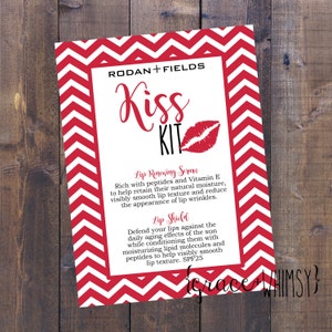 Rodan + Fields kiss kit tag {Valentine's Day} lip renewing serum and lip shield