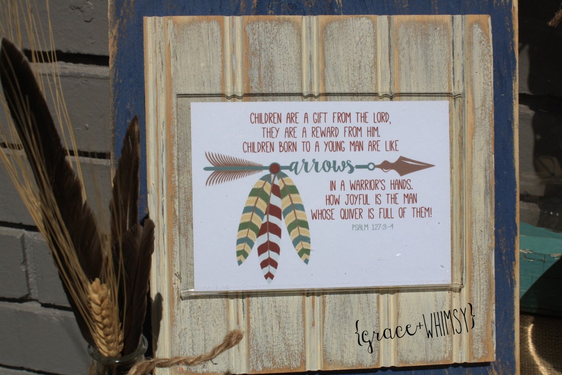 Psalm 127:3-4 Arrow Verse/scripture {digital} - Etsy