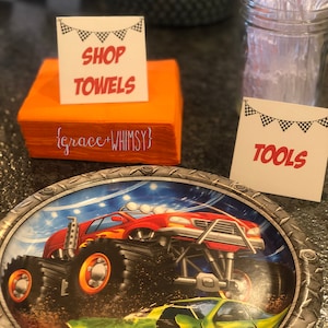 Monster Truck Party food tents