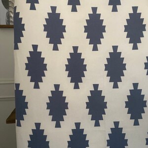 Blue/Grey Geometric Pattern