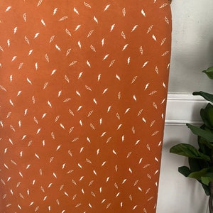 Burnt Orange Lightning Bolt