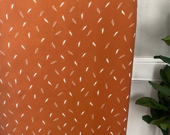 Burnt Orange Lightning Bolt