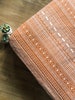 Orange/Copper Geometric/Aztec Fitted Crib Sheet 