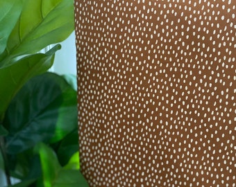 Cooper Brownish with Light Yellow Dots