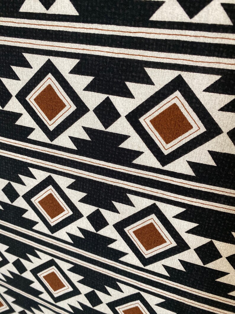 Aztec Copper and Black Print - Etsy