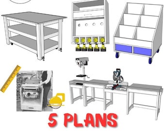 WORKSHOP Essentials | Our 5 most popular plans | PLAN BUNDLE | 33% Off