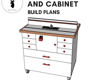 Router Table and Cabinet | PDF Build Plans