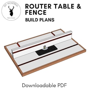 Router Table and Fence | PDF Build Plans