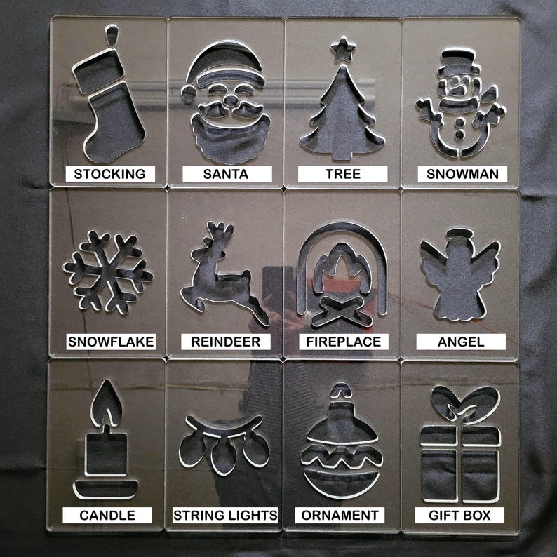 Christmas Lantern Templates Acrylic Router Templates for the Holiday