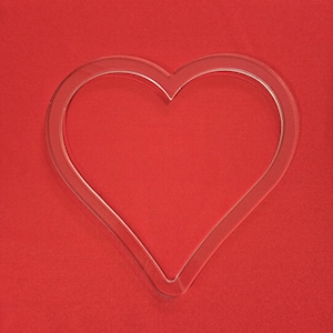 Heart Router Template | Acrylic Router Template for making valet trays, serving trays an more | Valentine&#39;s Day Router Templates