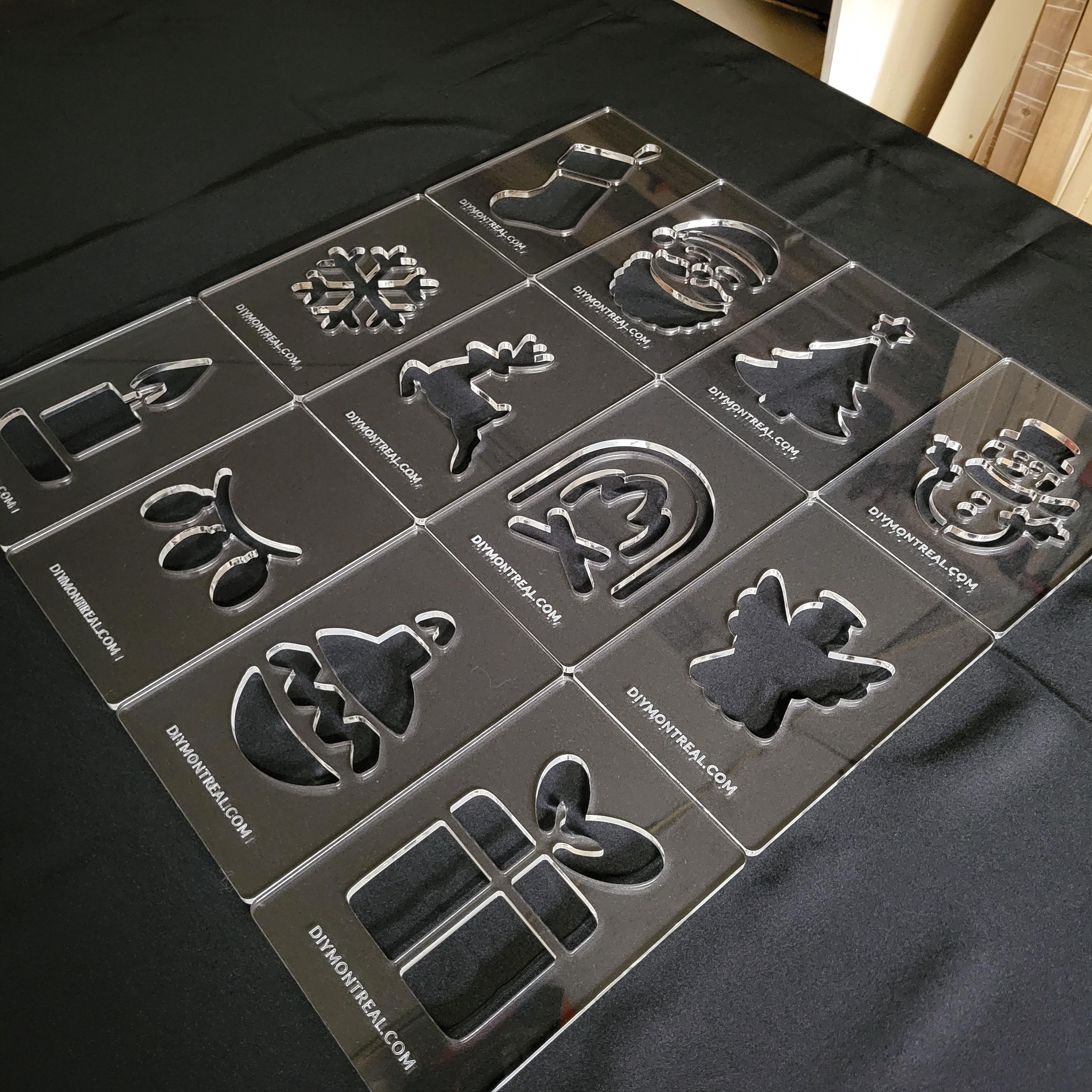 All 12 Christmas Lantern Templates | BUNDLE | Acrylic Router Templates ...