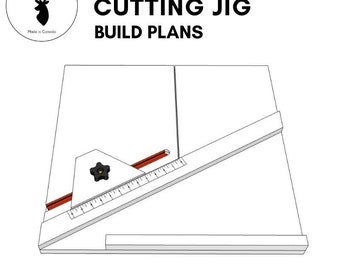 Hexagon Cutting Jig // Adjustable Table Saw Jig for Cutting Wooden Hexagons | PDF Build Plans