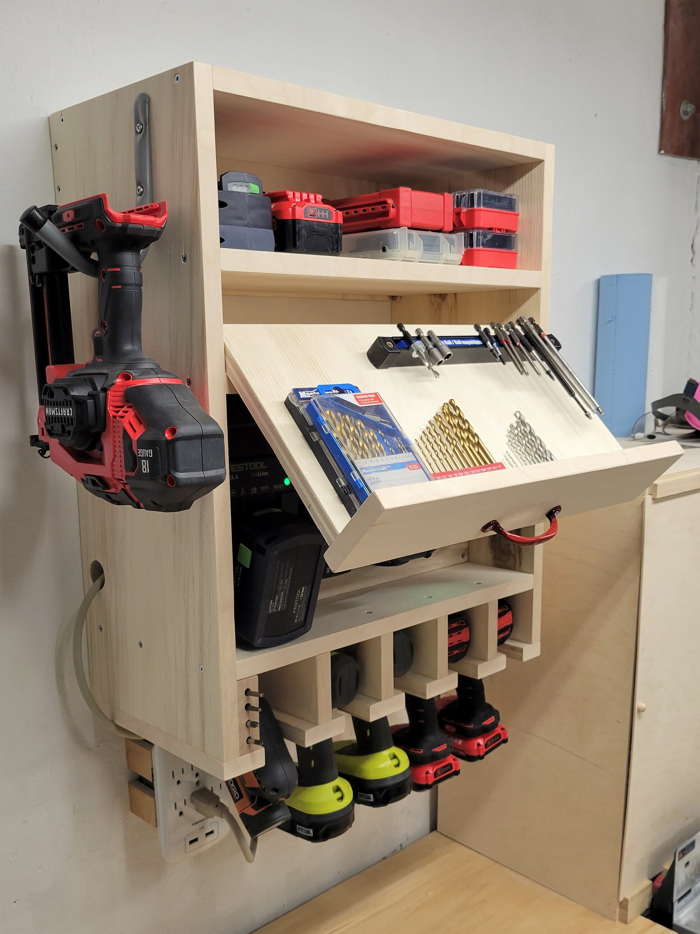 Drill Storage and Charging Station PDF Build Plans - Etsy