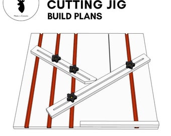 Polygon Cutting Jig | A table saw sled to cut any wooden shape (hexagon, pentagon, octagon, etc.) any size | PDF Build Plans