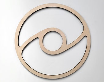 Round Swirl (2) Serving Tray ROUTER TEMPLATE | Plywood template for creating wooden valet trays with a router