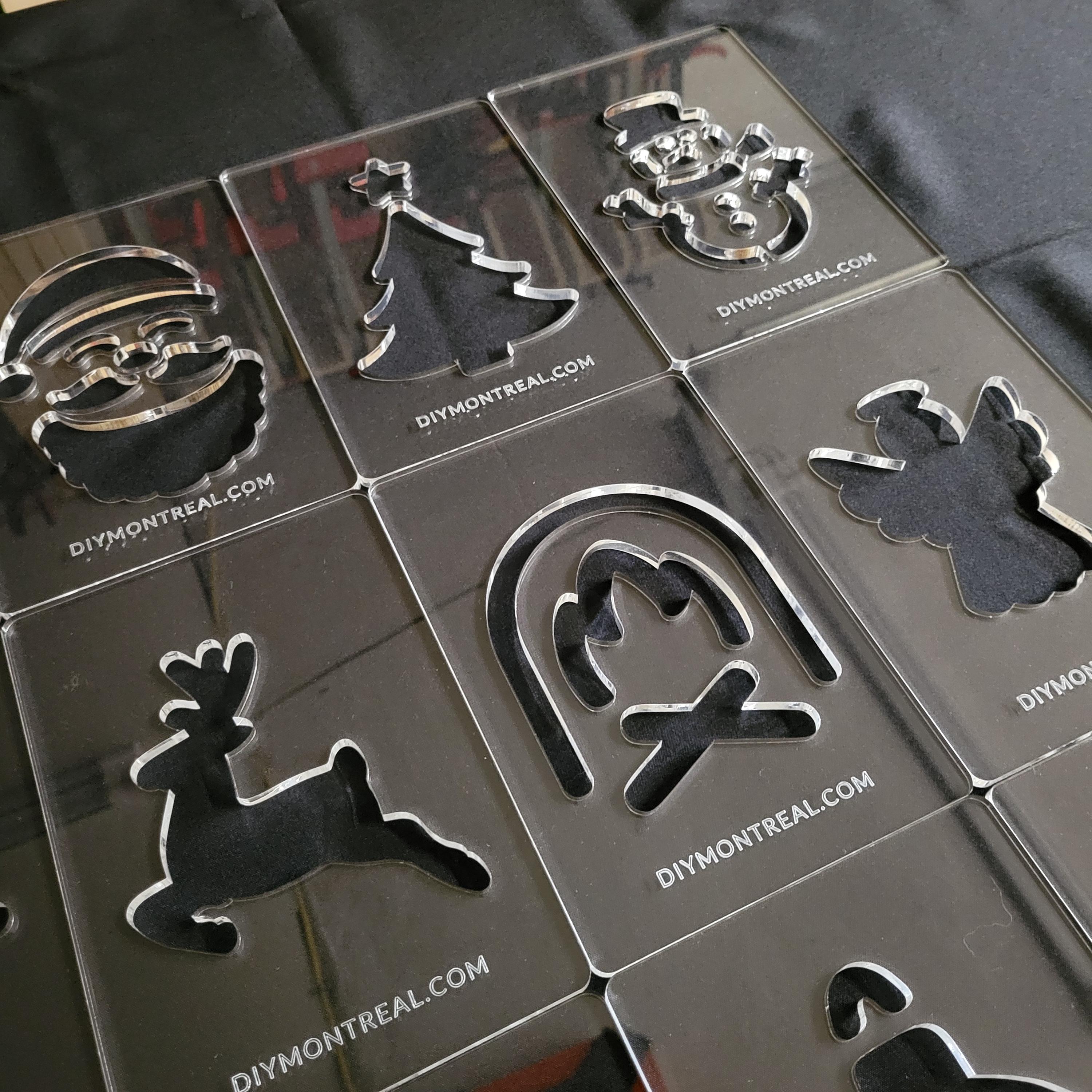 All 12 Christmas Lantern Templates | BUNDLE | Acrylic Router Templates ...