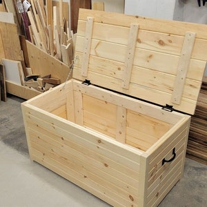 Wooden Storage Chest DIY | PDF Build Plans - Etsy