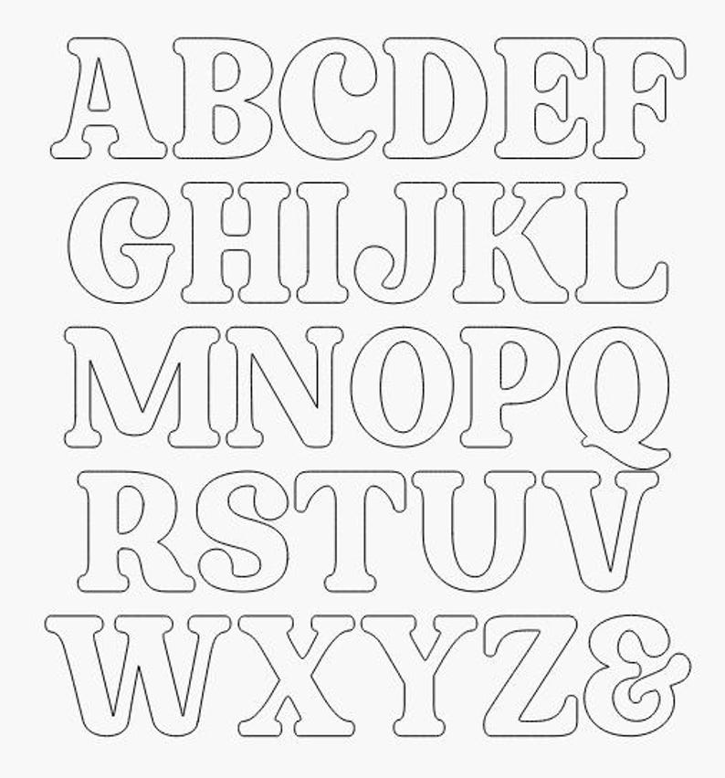 Letter Router Templates | Acrylic Router Template | Letters of the ...