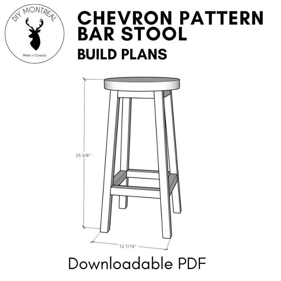 chevron-pattern-bar-stool-pdf-build-plans-etsy