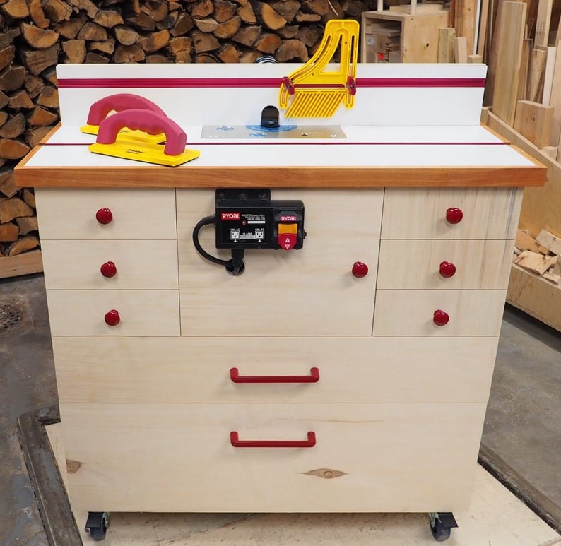 Router Table and Cabinet | PDF Build Plans - Etsy