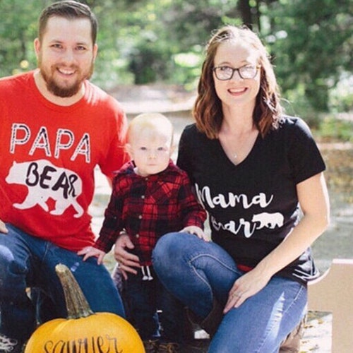 Mama Bear/ Papa Bear/ Baby Bear/ Matching Family Shirts - Etsy