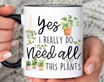 Plant Lovers gift, Plant Mom, Plant Lady Mug, Gardening Gift, Gifts For Plant Lovers, plant lady tea mug, Plant Lover Birthday Gift