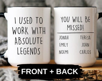 Coworker Leaving Coffee Mug, Funny Retirement Gift For Women Men, Co-worker Goodbye Mug, Farewell Coworker, Leaving Job Gift, Retirement Mug
