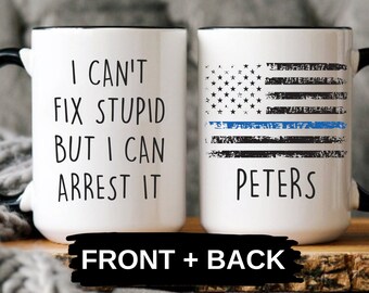 Personalized Police Officer Mug, Police officer gifts, Custom Cop Gift, Gift for Police Officer, Police Gifs, Officer Mug, Cop birthday gift