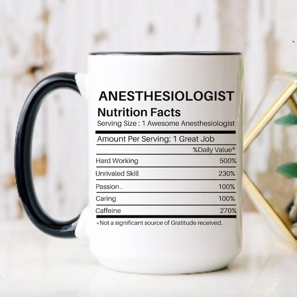 anesthesiologist gift, anesthesiologist, nurse anesthetist gift, anesthesia gifts, anesthesiologist mug, anesthesiologist assistant