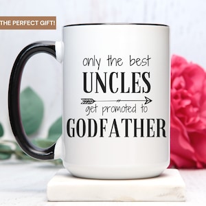 Godfather Gift, Godfather Proposal, Godfather Mug, Godfather Coffee Mug, Baptism Gift For Godfather, Godparent Proposal Mug, Gift Baptism