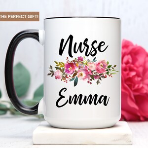 Taza de enfermera, regalo de graduación de enfermera, regalo para enfermera, regalos de RN, regalo de apreciación de enfermera, regalo de graduación de enfermera, taza de café de enfermera,