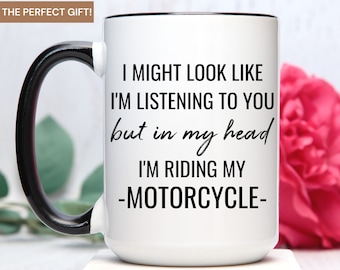 Regalos de motos para hombre, regalos de motos, taza de motos, abuelo motero, regalo para amante de las motos, regalos de motos personalizados