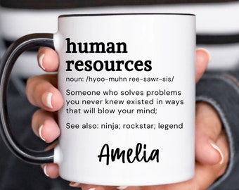 Human Resources Mug, Human Resources Gift, HR Mug, HR Cup, HR Coffee Mug, Human Resources Coffee Cup, hr gifts, hr gift for women