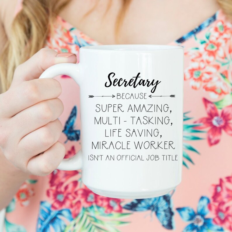 Secretary gift gift for secretary secretary day gift Etsy
