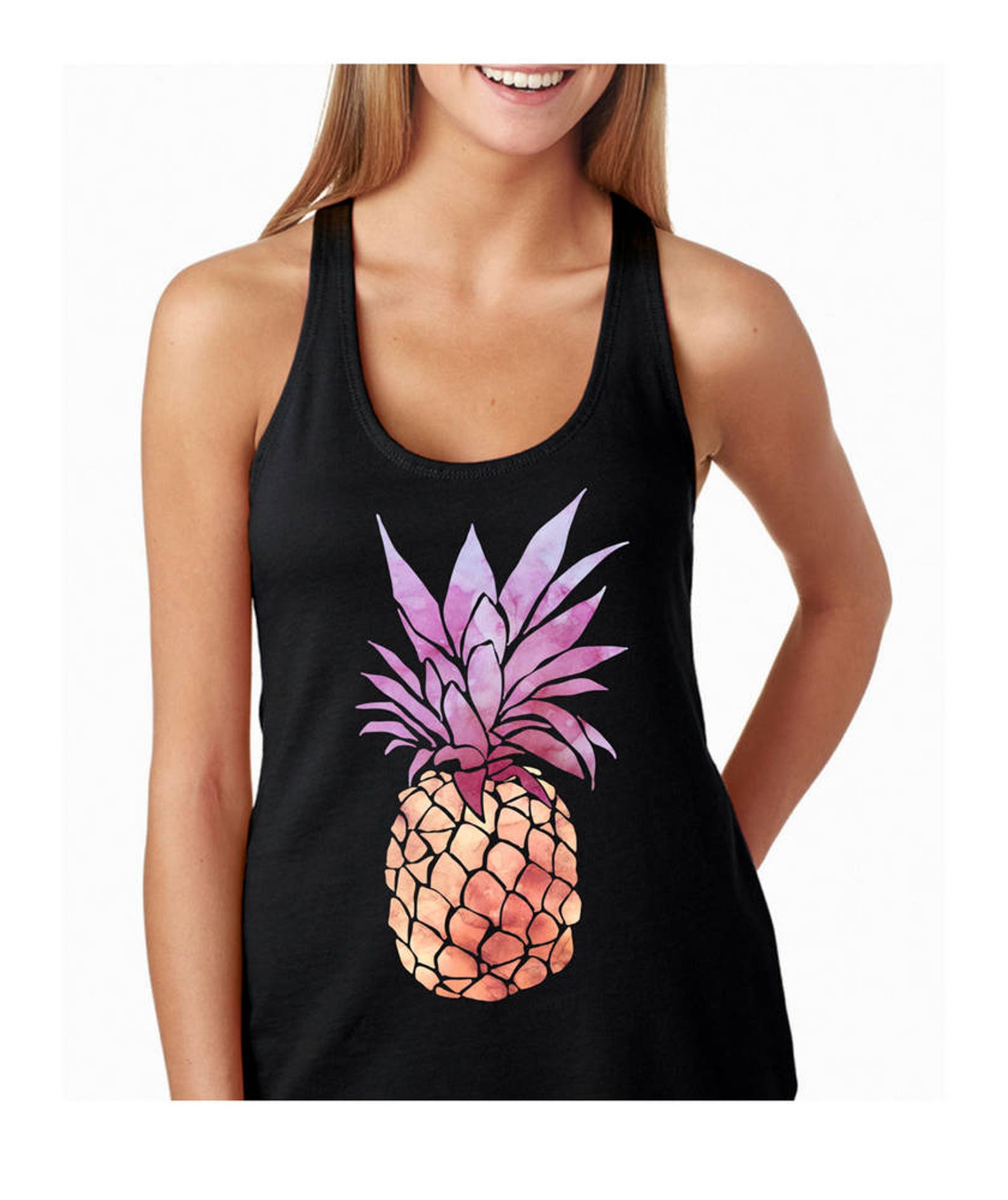 OshKosh Kid Girl Purple Pineapple Tank Top