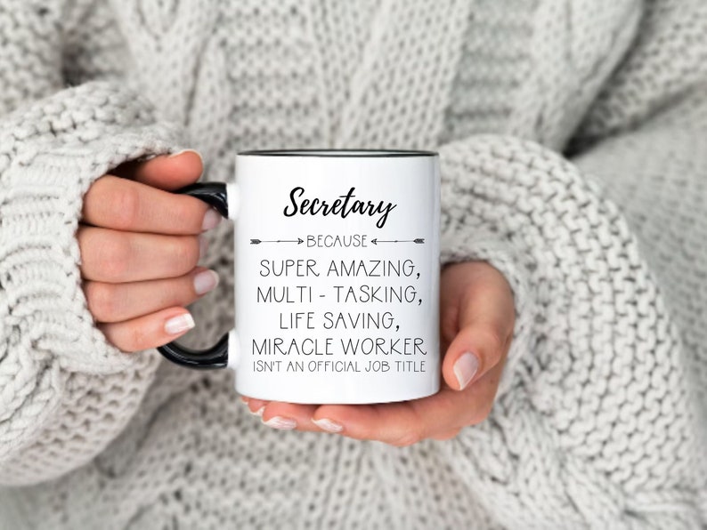 Secretary Gift Gift for Secretary Secretary Day Gift Etsy