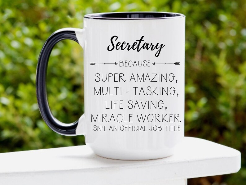 Secretary Gift Gift for Secretary Secretary Day Gift Etsy