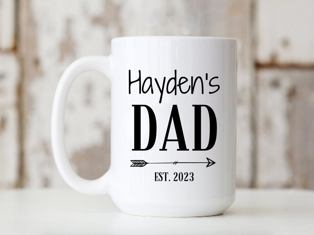 New Dad Gift First Time Dad Gift New Dad Mug First Time Etsy