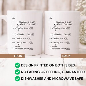 Programmierer Geschenk, Programmierer Becher, Programmierer Becher, Informatik Geschenk, Software Ingenieur Geschenke, Computer Geek Geschenke, Software Entwickler Bild 2