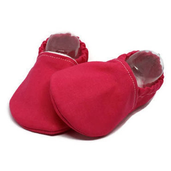 hot pink baby shoes