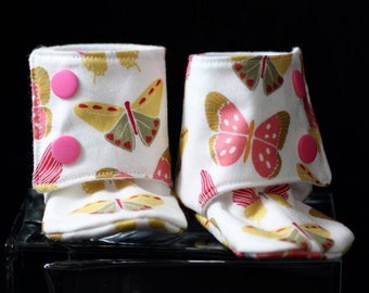 Baby booties girl, Booties baby girl, Girl booties, Baby shoes, Infant booties, Butterfly baby, Stay on baby booties, Toddler slippers, Gift