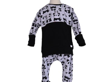 Panda Baby Outfit, Gifts for kids, Panda baby Clothing, Leggings, Gift for Boy, Joggers Girl, Kids clothing, Baby gift, Toddler Gift Girl